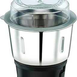 Itida Stainless Steel Mixer Jar with Metal Base Suitable for Bajaj, Lifelong, PHILIPS, Butterfly, Prestige, USHA, Morphy Richards and all other Mixer which comes with 2 Lock & 4 Teeth Coupler-21