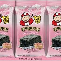 Tao Kae Noi Roasted Seaweed Seasoned Laver Himalayan Pink Salt Flavour, 3 x 4 g-image-16