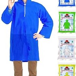 Waterproof Unisex Rain Poncho Hooded Full Sleeve Outdoor Rainwear for Men Women Boys & Girls Durable for Camping Hiking Travel etc-image-79