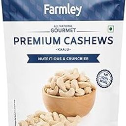 Farmley Whole Cashews 500 gram, Value Pack | Premium Kaju Dry Fruits, Whole Crunchy Cashews | Rich in Protein, & Nutritious | Gluten Free & Plant based Protein (Pack of 1)-image-43