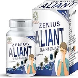Zenius 100% Natural Ayurvedic Aliant Capsules for Allergic Reactions, Reduces Mild Asthma, Sneezes, Reduces Congestion And Skin Redness - 60 Capsules (Pack of 1)-28