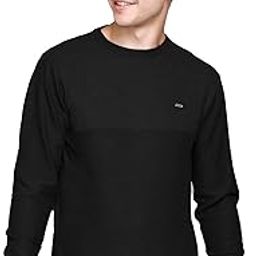 Men Full Sleeves Round Neck Cotton Knitted T-Shirt-image-3