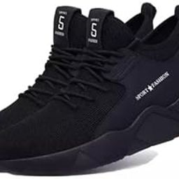 Lightweight Breathable Sneakers for Men – All-Day ComfortSF Black-1