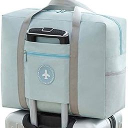 Waterproof Foldable Travel Luggage Bag/Duffle Bag For Unisex Luggage Travel, Shoulder Bag - Shopping Bag (Sky Blue), 18 cm-image-72