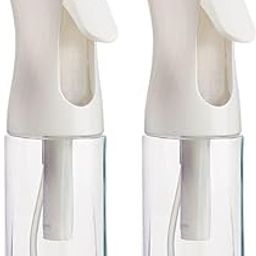 2 Pack Continuous Mist Spray Bottle – Ultra Fine Mist for Hair Styling, Salon Use, and Versatile Applications – Ideal for Plants, Cleaning, and Travel – 5 oz Clear Octagon Shape Empty Bottle-15