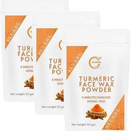 Turmeric Waxing Powder for Face, Quick, Natural, and Gentle on Skin Home Hair Removal Powder, Chemical-Free, Effortless Waxing-image-91