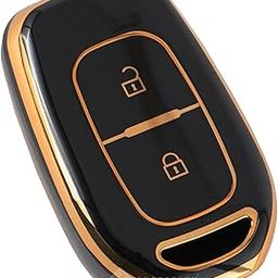 Shopoflux® TPU Key Cover Compatible with Renault Kwid | Triber | Kiger | Duster (Black)-image-25