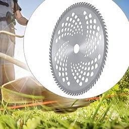 SADAIV NIPUN Brush Cutter Cutting Disc, 255x25.4mm Replacement 40T High Speed Steel Rust Resistant Lawn Mower Saw Blade for Weeds for Garden for Gardener-61