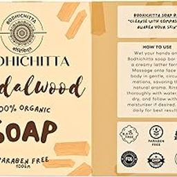 Sandalwood Soap For Calming Herbal Bar for Glowing, Even-Toned, and Nourished Skin Naturally & Moisturising Soap 100gm-image-85