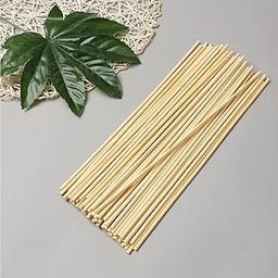MOREL Wooden Round Sticks (6 INCH) for USE in School Project Art & Crafts Supplies DIY BULDING Craft. |20 PCS|-image-25
