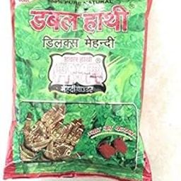 Double Hathi Brand Natural Mehendi Powder Diamond Pack (500 g)-11