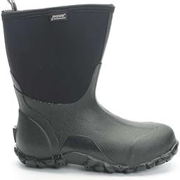 Men's Classic Mid Waterproof Insulated Rain Boot, Black, 7 D(M) US-picture-22