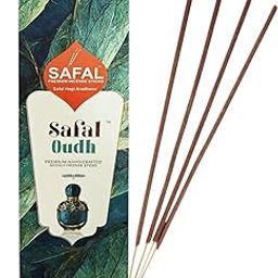 SAFAL Natural Incense Sticks – (35 Sticks Each) | Long-Lasting Agarbatti for Puja, Meditation & Aromatherapy | Handmade & Organic Fragrance for Home & Temple Use (Safal Oudh, Pack of 3)-image-28