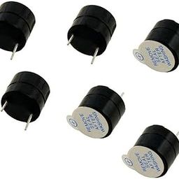 YXQ Alarm Buzzer DC 5V 12 mm Dia 2 Terminals Electronic Continuous Sound Beep Tracker (6-Piece)-40