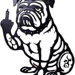 UJEAVETTE Dog Garden Decor Figurine Funny PuABSy Garden Stake for Dog Lovers Lawn Patio Large-image-87