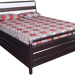 ROYAL BED MANUFACTURER Single Size 6X4 Metal Bed with Hydraulic Storage - Matte Black Finish, No Mattress Included (75X48 INCH)-image-13