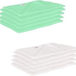 Lula Reusable Multi Colors Muslin Squares & Napkins (45cm X45Cm) Pack of 10-44