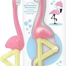 Dr. Brown's Toddler And Baby Manual Toothbrush, Flamingo, 1 Count, Multicolor-picture-13