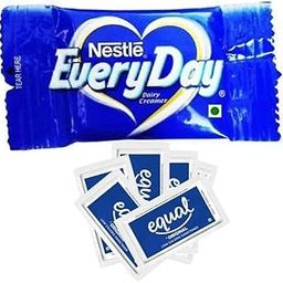 NEWRISE Nestle Creamer - 300 Sachet + Accessories (200 Wodden Stirrers And 5 Sugar Sachet)-image-1