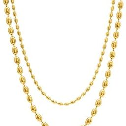 18k Gold Plated Beaded Bliss Necklace for Women - Waterproof & Anti-Tarnish Necklace | Gift for Girls & Women-image-34
