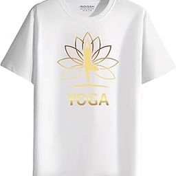 Women's Regular Fit Half-Sleeves YOGA4 Themed Garphic Printed Tshirt|Regular Wear T-Shirt for Women's| Pack of 1 T-Shirt|-image-28