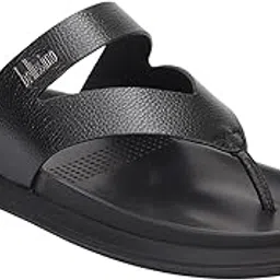 bellissimo Mens Comfort Black Chappal Durable Sole-picture-1