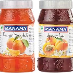 Manama Orange Marmalade and Apricot Fruit Jam, 500GMS Each, Pack of 2-image-6