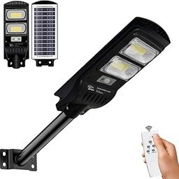 Epyz Plastic 60 Watt Solar Street Lights With Remote, 256 Leds, Motion Sensor And Dusk To Dawn For Garden, Street, Lawn, Patios And Pathways [ Pack Of 1, Cold White Light ] [ 60 Watt ]-image-53