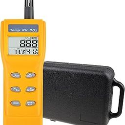 Indoor Air Quality 9999ppm Digital Carbon Dioxide Temperature Humidity NDIR Sensor IAQ CO2 Monitor WB DP Tester-image-48