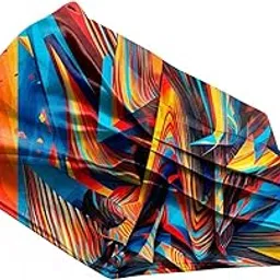 blacksmith Multi Abstract Printed Ascot for Men - Scarf Neckwear for Men with Matching Pocket Square-picture-38