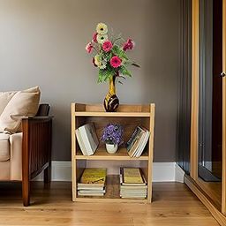 NE Furniture Engineered Wood Bedside Table with Storage for Living Room and Bedroom (DIY) (Black Wenge) (Oak Yellow)-picture-22