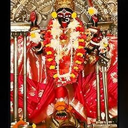 CrowdHall Dakshineswar Kali Photo Frame | Dakshineswar Kali Devi Maa Painting With Frame Wall Art for Living Room, Home Decor, Bedroom, Office. (Size 10 X 13.5 IN)-picture-31