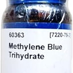 SRL Methylene Blue Trihydrate, 25Gm, CAS NO 7220-79-3, Molecular Formula : C16H18CIN3S.3H2O, Storage : Room Temperature, Shelf Life : 60 Months for laboratory and industrial use-11