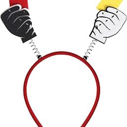 Football Party Hair Hoop Headpiece Hairband Soccer Headband Hair Accessory Red Yellow | Clothing, Shoes & Accessories | Womens Accessories | Hair Accessories-image-24