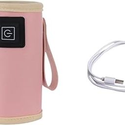 The Style Sutra Bottle Warmer Lightweight USB Milk Warmer Bag for Shopping Business Trip Mom Pink|Baby | Feeding | Bottle & Food Warmers-image-15