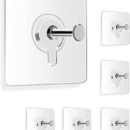 DALUCI Photo Frame Hooks for Wall Without Drilling (Pack of 5) – Self Adhesive Wall Hanger Nail Free Hooks for Hanging Frames, Clocks, Keys – Strong Stainless Steel Wall Hooks (Photo Frame Hook, 5)-10