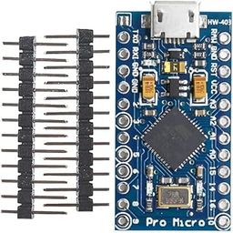 IDUINO Pro Micro 16MHz 5V with 2-Row Pins Header Module Board ATmega32U4 Module Board Micro USB Pro Micro Development Board Microcontroller-30