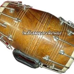 Sai Musical Dholak Drums Double Bolt Tuned Made Of Sheesham Wood Dholki Yoga Bhajan Kirtan.-image-83