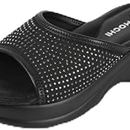 mochi Women'sOpen Casual - Mules with Wedges-picture-11