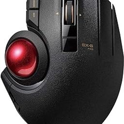 ELECOM Wired/Wireless/Bluetooth Thumb-Operated Trackball Mouse, 8-Button Function with Smooth Tracking, Precision Optical Gaming Sensor (M-XPT1MRXBK)-image-45