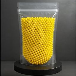 GRAPHENE 1000 BB Bullets for Laser Toy Gun 6mm BB Bullet for Toys Gun Pack Bullets for Pubg Gun Toys Yellow Nontoxic Plastic Pellets for Long Range Mouser & Target Shooting Air Gun Darts (1000)-8