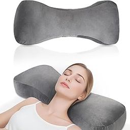 Heart Home Microfiber Orthopedic Pillow for Neck Pain and Shoulder Pain for Sleeping | Soft Orthopedic Pillows for Neck Support | Bone Shape - Grey-image-15