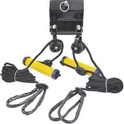 RDE home care Nylon Door Gym Rope Exercise Shoulder Pully/Paralysis Exercise/Body Fitness/Home Gym (Black)-image-77