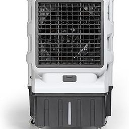 SUMMERCOOL BIG B EXCEL 95Ltr Commercial Air Cooler with Castor Wheel for Home/Office | 20 inch Fan | H Shell Motor | 45ft Powerful Air Throw | Concealed Pump | HoneyComb | 1 year warranty | Grey-image-3