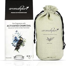Aromahpure Premium Home Perfume Flakes with Activated Charcoal | Air Purifier with Leather Tobacco Scent | 100gm Home Air Freshener-image-2