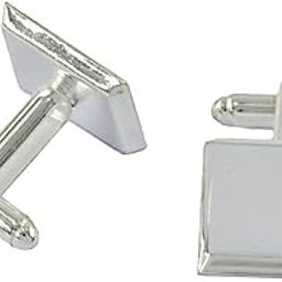 6Pcs Square Blank Setting Base Pad CuffLink DIY Formal Cufflink Silver White | Jewelry & Watches | Mens Jewelry | Cufflinks-image-41