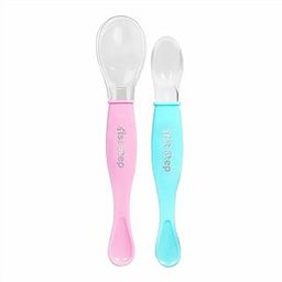 1st Step Dual Ended BPA Free Silicone Spoon Set (Pink)-picture-24