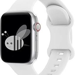 Compatible with Apple Watch Straps 45mm 44mm 42mm 49mm or 41mm 40mm 38mm, Soft Silicone Sport Replacement Band for iWatch Series 9 8 7 6 5 SE2/SE Ultra 2 Ultra 4 3 2 1 (Not Include Watch)-image-99
