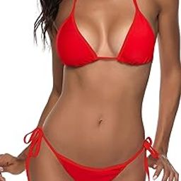 Women's Satin Spandex Bikini Set Lingerie Set Panty with Bra for Swimming-image-81