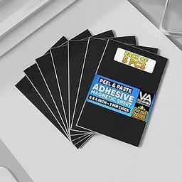 VilAmbu Self Adhesive Magnetic Sheets 6 x 4 Inch 1 mm Thick Pack of 5 - Peel and Paste Flexible Easy to Cut DIY Art And Crafts, School Projects, Home Decorative Items, Photograph Refrigerator Magnets-21